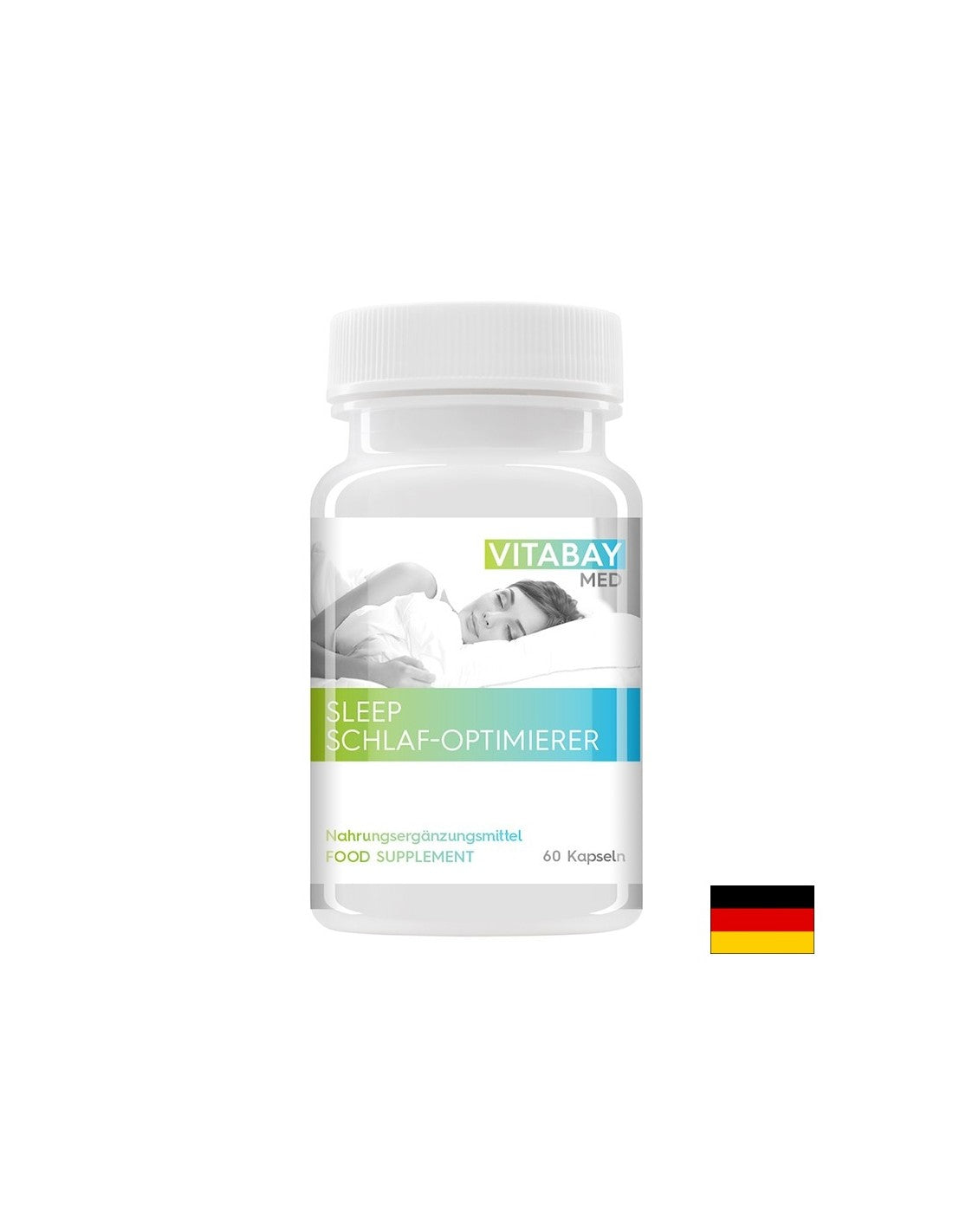 Stres și insomnie - Melisă de lămâie Sleep Schlaf Optimizer MED, capsule 60 V