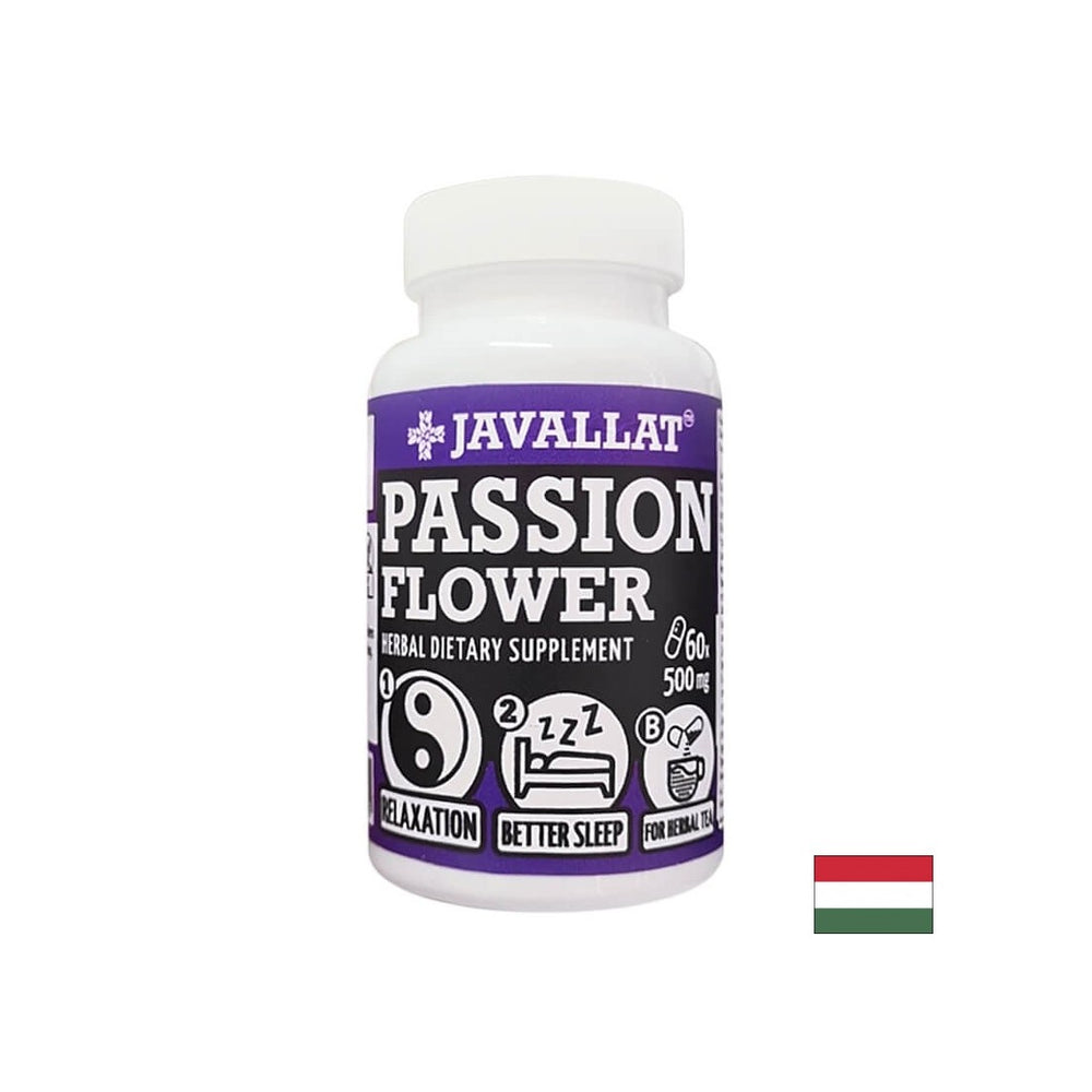 Stres și insomnie - Floarea pasiunii, 500 mg x 60 capsule