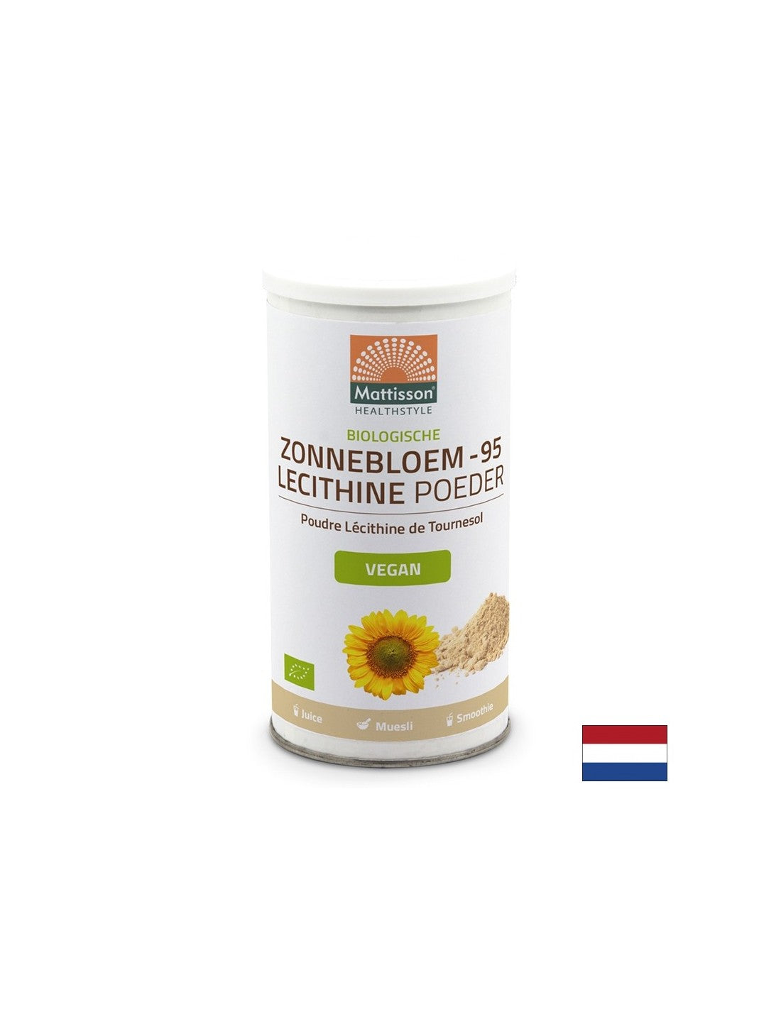 Stres si depresie - Lecitina de floarea soarelui Bio, 180 g pudra