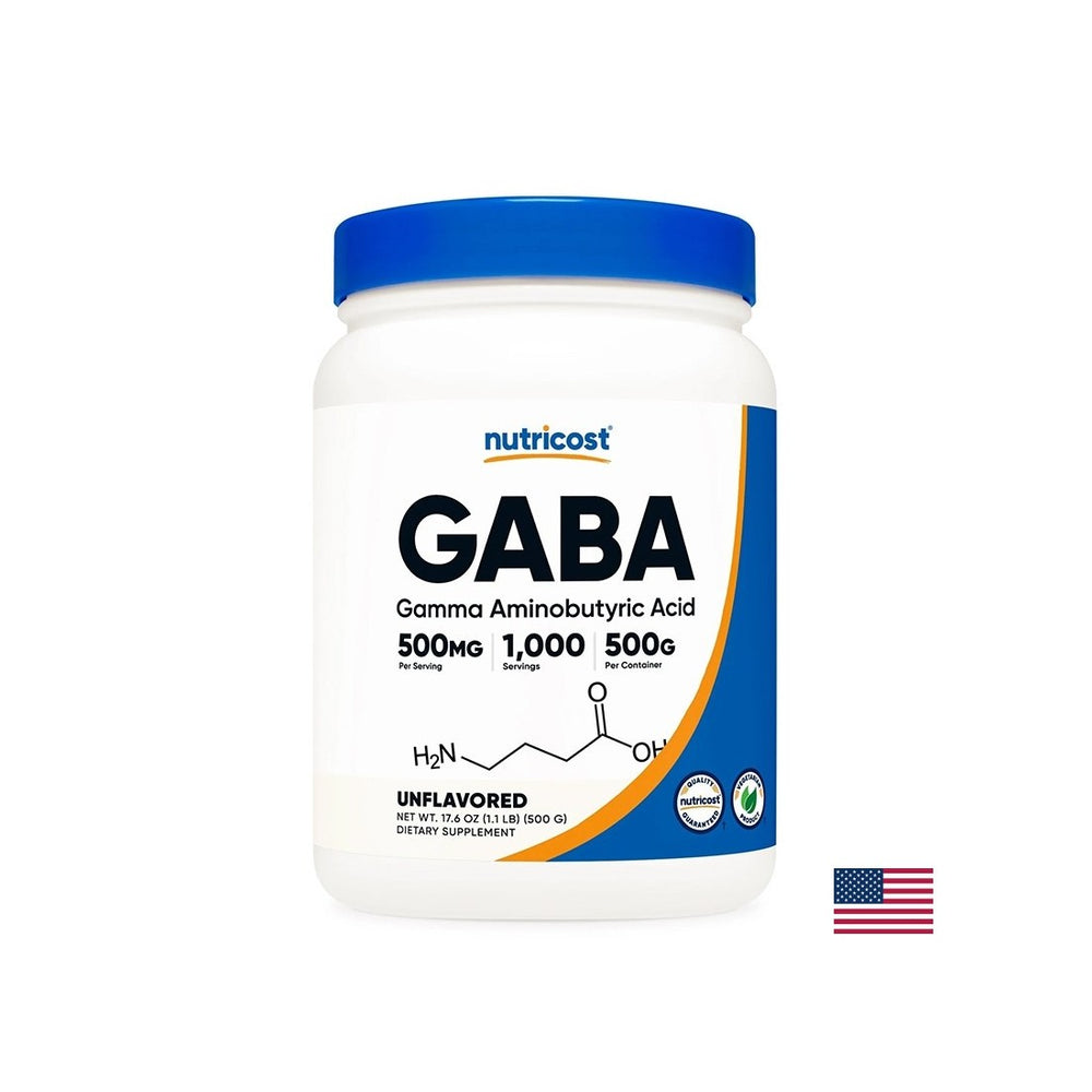 Stres și bună dispoziție - GABA (acid gama-aminobutiric), 500 g pulbere