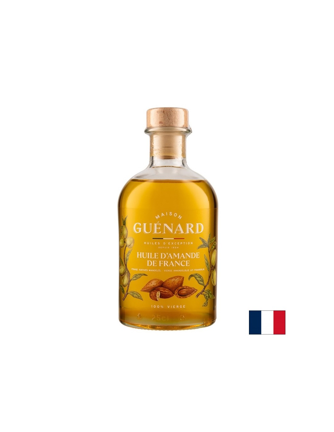 Ulei de migdale presat la rece (Franța), 240 ml