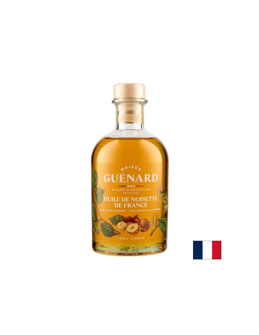 Ulei de alune de pădure presat la rece (Franța), 240 ml