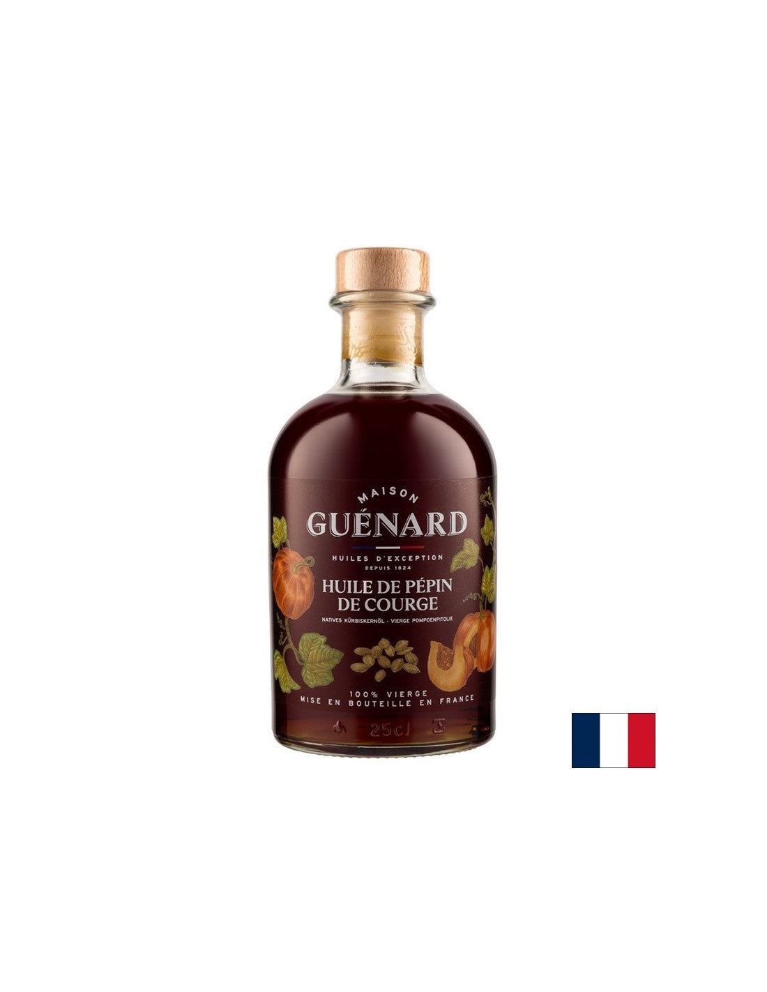 Ulei de semințe de dovleac presat la rece, 240 ml