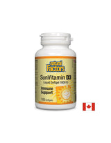 SunVitamin D3 1000 UI - 180 capsule de gel