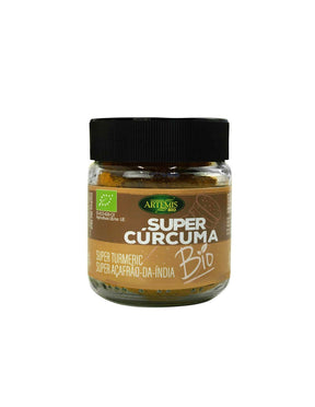 Aromatic organic spices - Turmeric, carob, black pepper and ginger, 80 g, powder - Nutra Best Europe