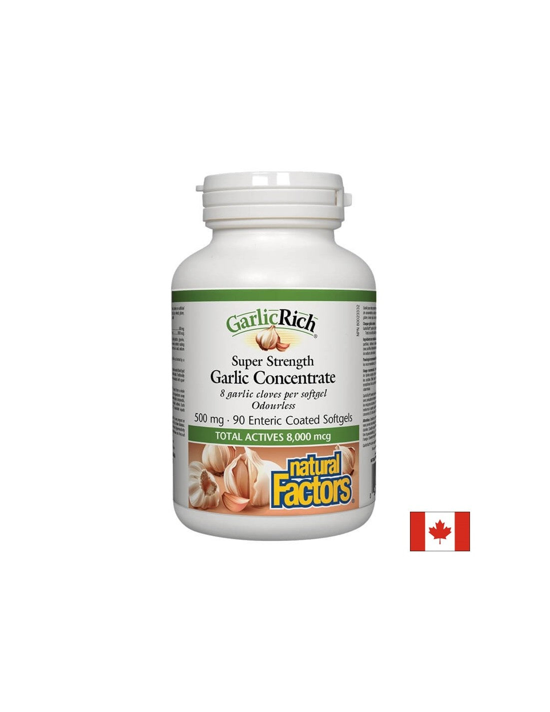 GarlicRich® | Concentrat de usturoi Super Strength - 90 capsule de gel