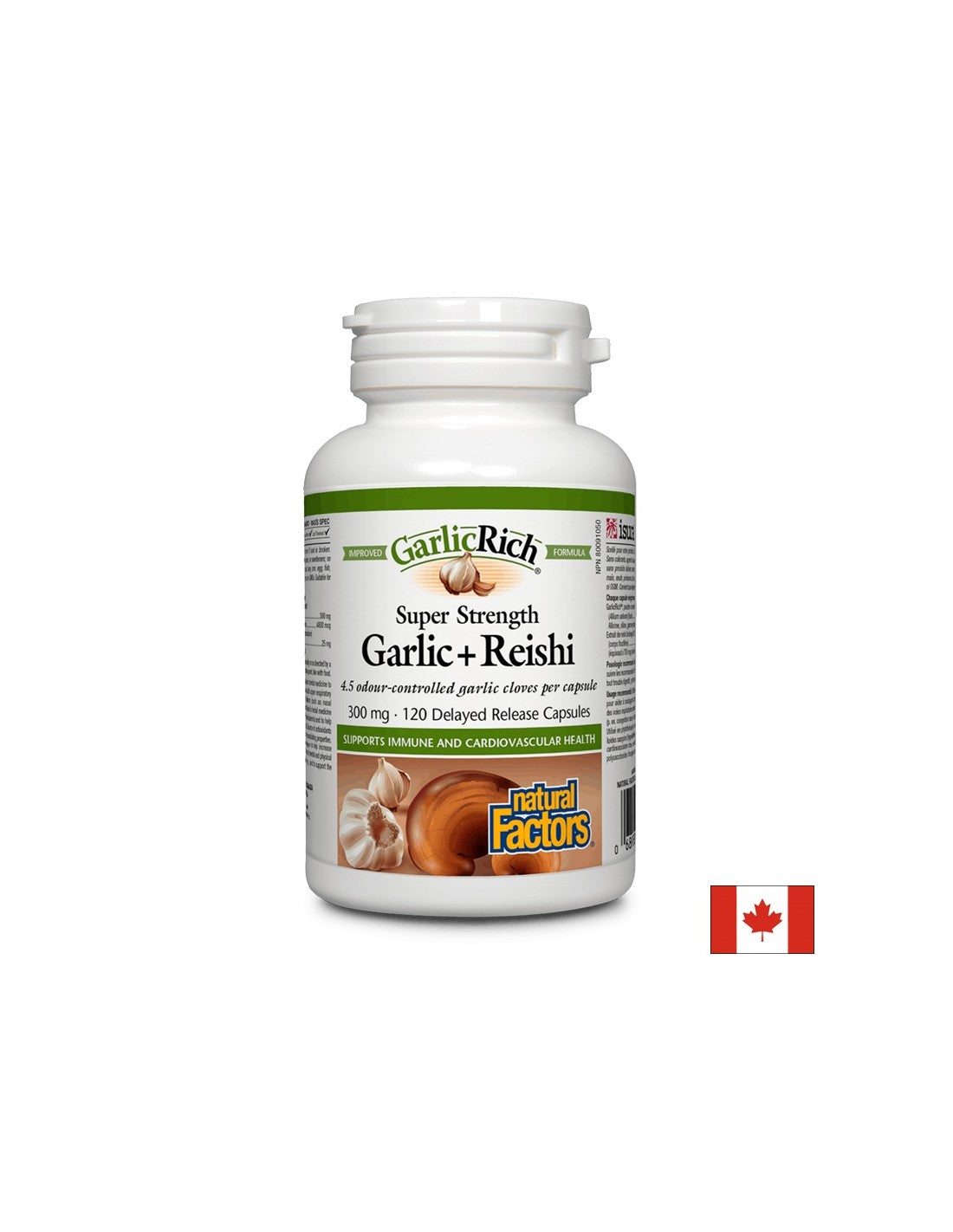 GarlicRich® Super Strength Garlic+Reishi / Garlic + Reishi x 120 capsule