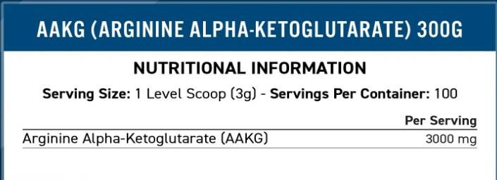 AAKG Pulbere 3000 mg - 300 grame