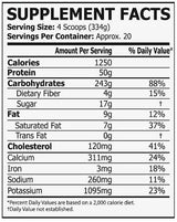 Mass Gainer | Gainer cu conținut ridicat de calorii - 6800 de grame