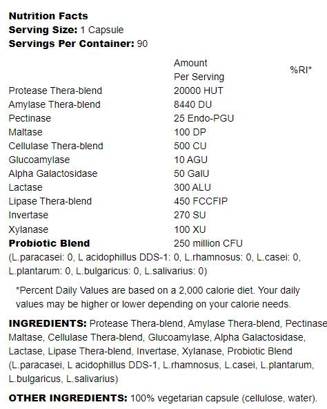 Digest Basic + Probiotice - 90 capsule