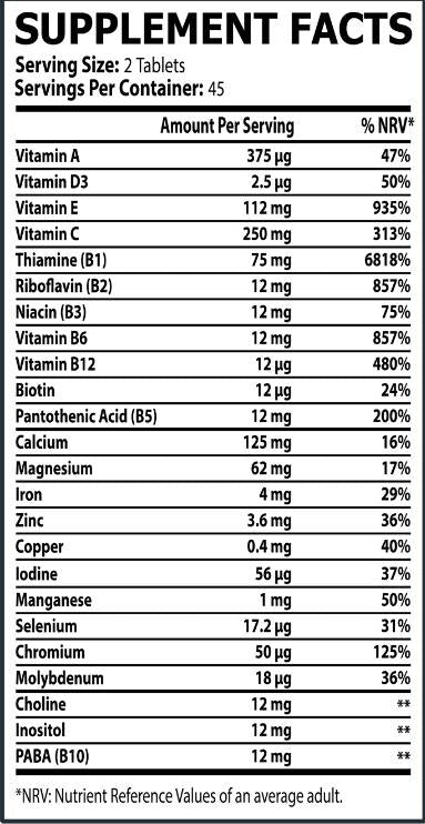 Multivitamine | Advance Daily Formula - 90 de tablete