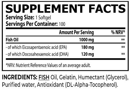 Omega-3 1000 mg - 100 capsule moi