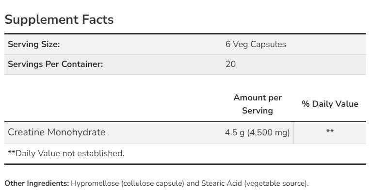 Creatina Mono - 240 capsule