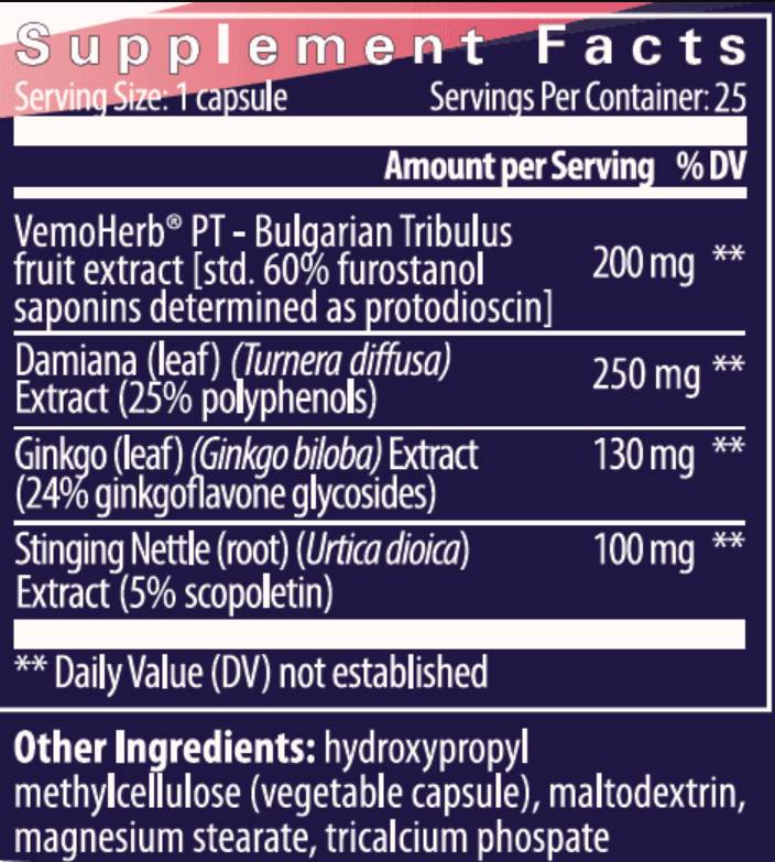 Formula pentru bărbați 25 capsule