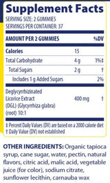 DGL Stomach Soothe Gummies - 74 de gumii