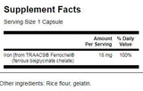 Albion Chelated Ferrochel Iron 18 mg 180 capsule