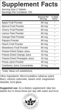 Fruit4Life 425 mg 300 tablete