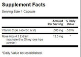 Vitamina C cu macese 500 mg - 250 capsule