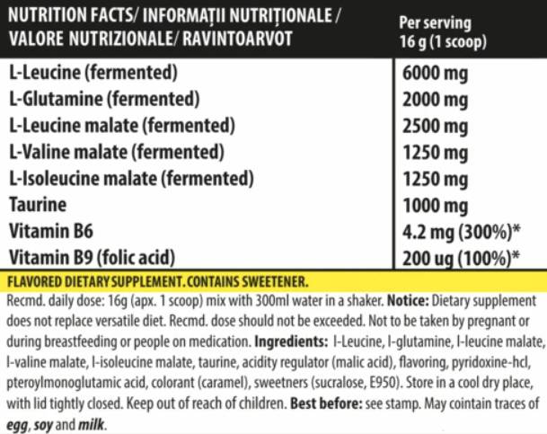 BCAA 811 / 8:1:1 - 400 grame