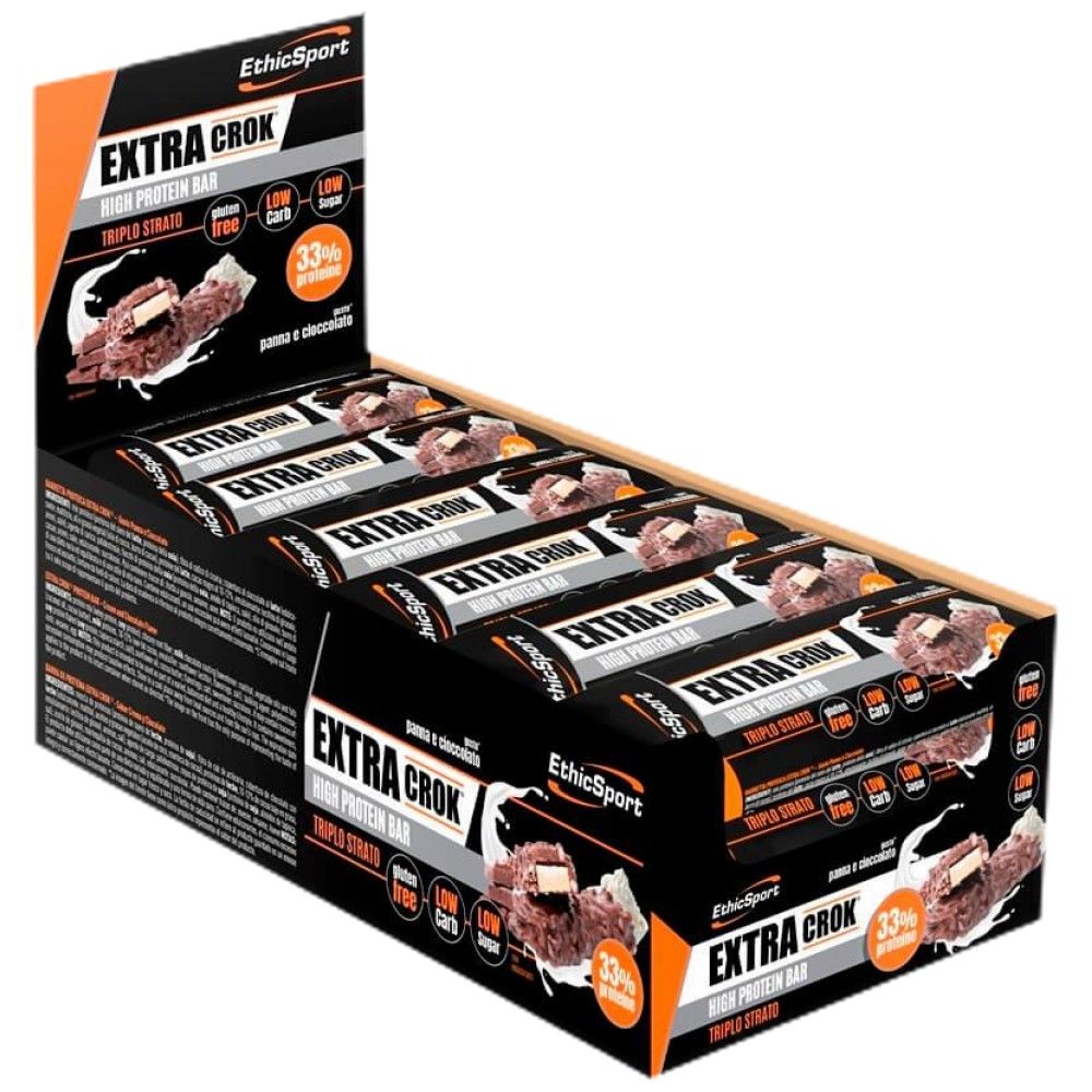 EXTRA CROK Baton bogat în proteine ​​- 18 x 50 grame