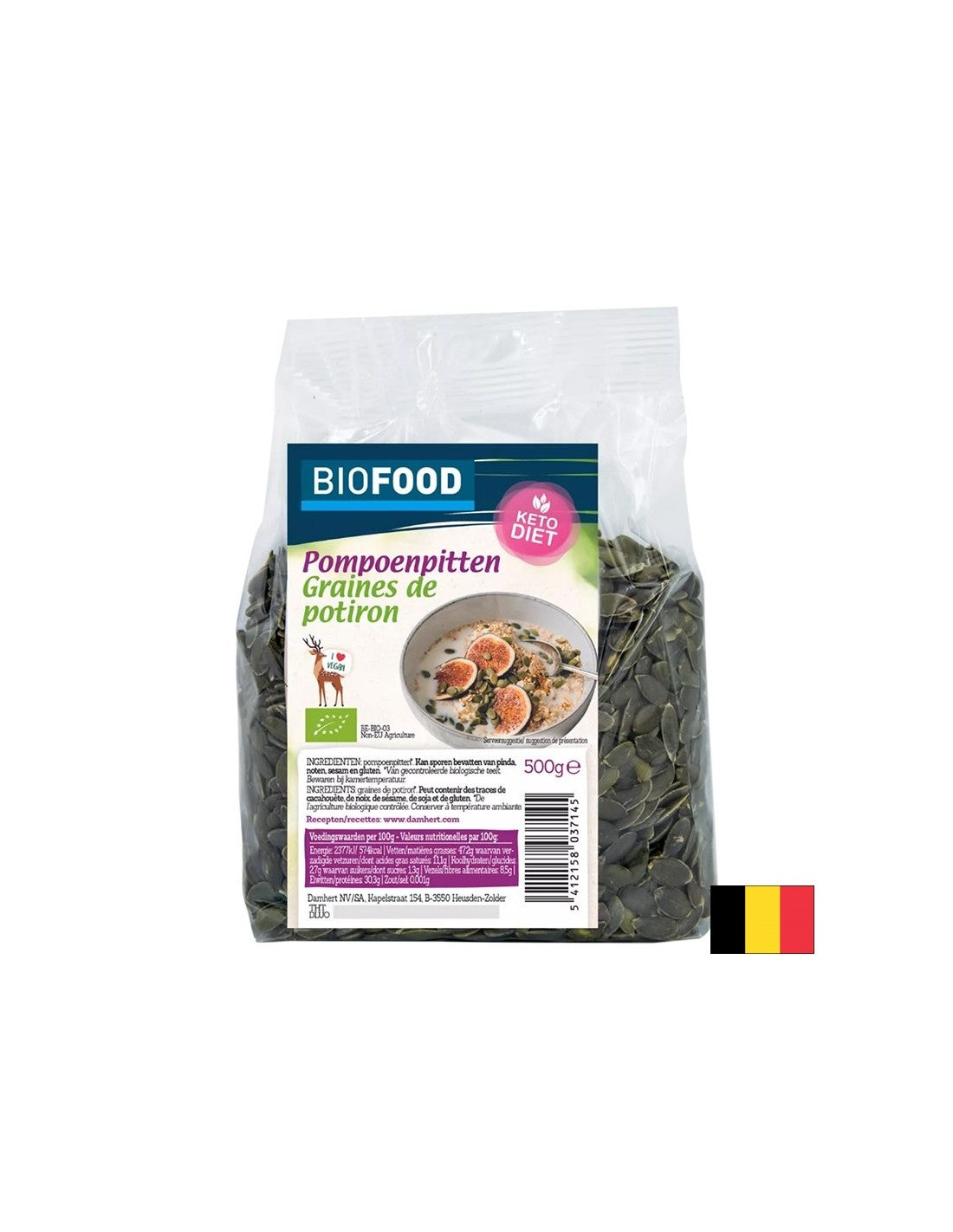 Semințe de dovleac BIO, 500 g