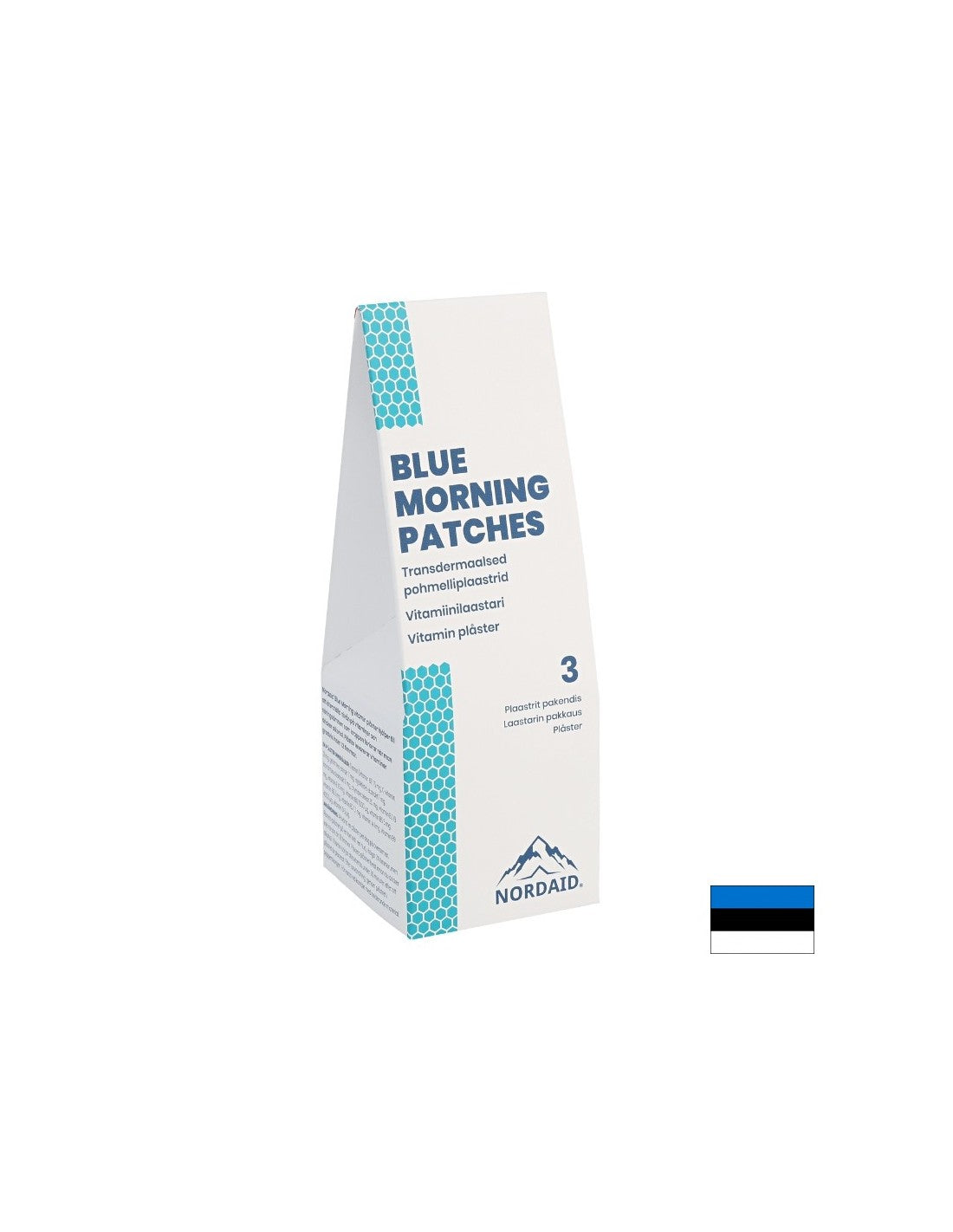 Plasturi transdermici cu vitamine si extracte din plante "Blue Morning", 3 bucati Nordaid