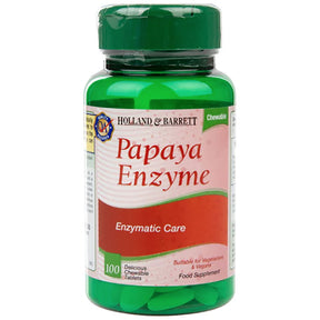 Papaya Enzyme - 100 Chewable Tablets - Nutra Best Europe