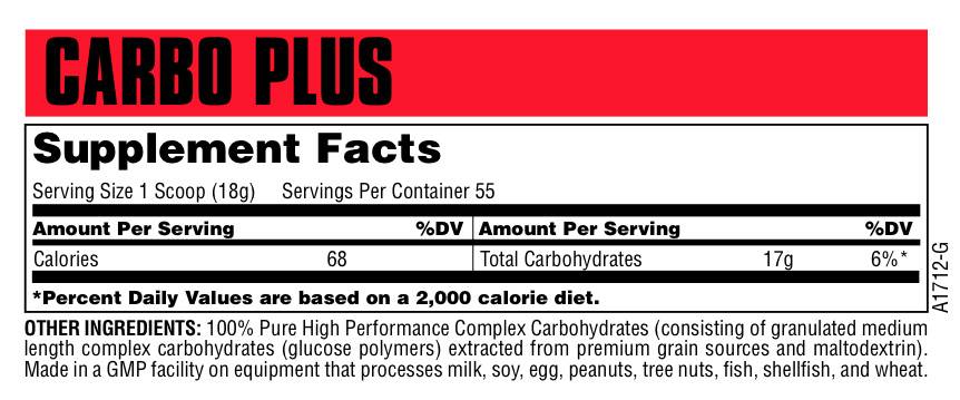Carbo Plus - 1000 de grame