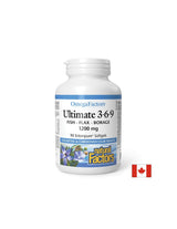 Pentru a susține imunitatea, vederea și funcția creierului - Ultimate Omega 3-6-9, 1200 mg x 90 capsule gelatinoase moi
