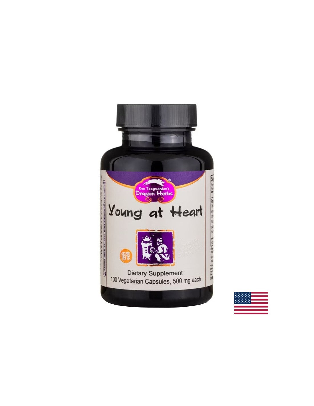 Pentru a susține circulația sângelui și funcția inimii - Young at Heart, 100 capsule