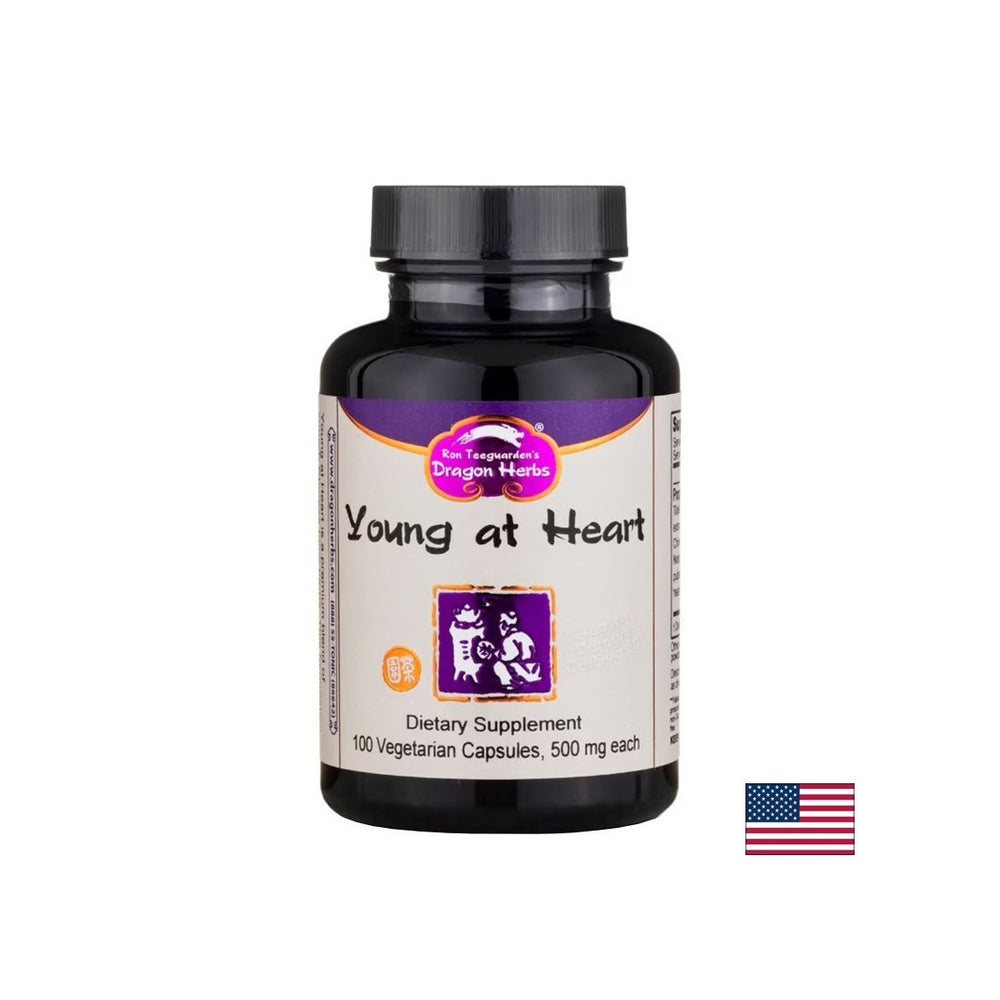 Pentru a susține circulația sângelui și funcția inimii - Young at Heart, 100 capsule