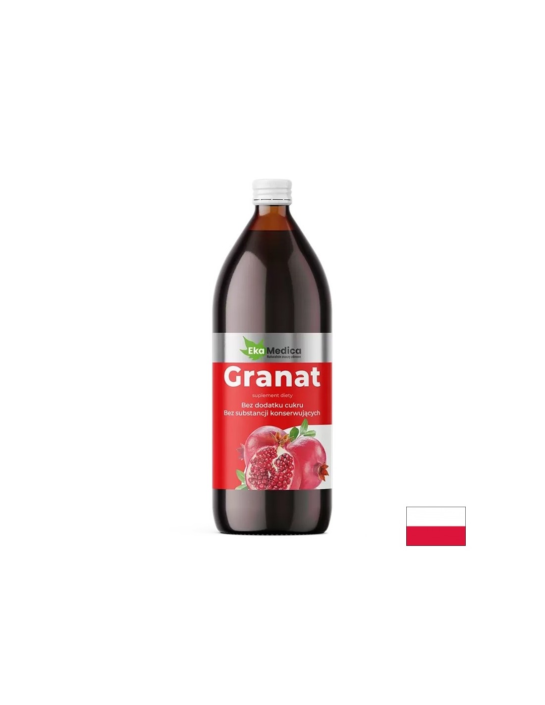 Suc de rodie cu camu camu si vitamina C naturala - Antioxidant si tonic energetic, 1 litru, 20 sau 40 de doze
