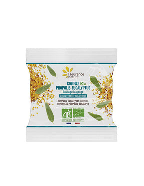 Sore throat - Herbal candy with organic propolis and eucalyptus Fleurance Nature - Nutra Best Europe