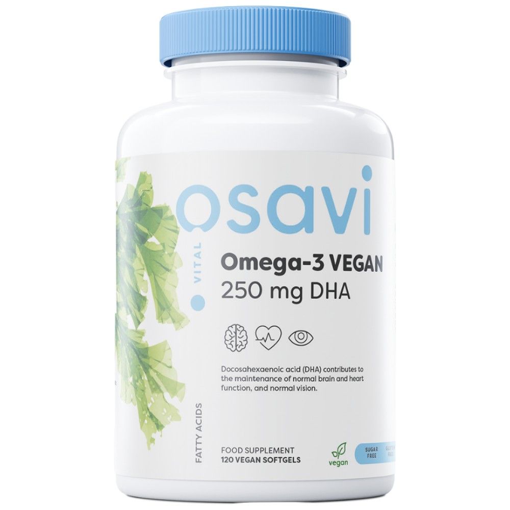 Omega-3 Vegan | 250 mg DHA - 60 capsule moi