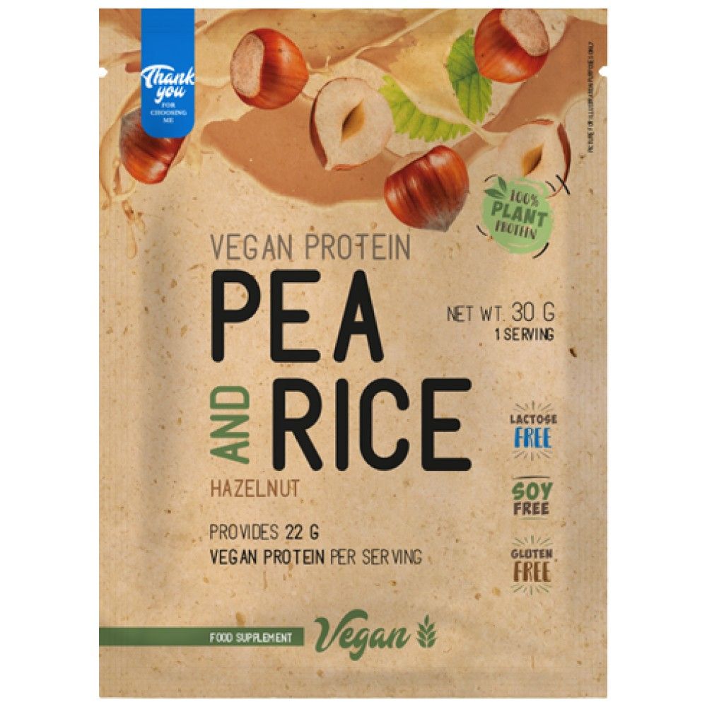 Proteine ​​vegane | Mazăre și orez - 30 de grame