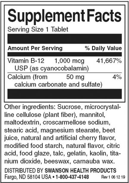 Triple Action B-12 1000 mcg - 90 comprimate