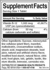 Triple Action B-12 1000 mcg - 90 comprimate