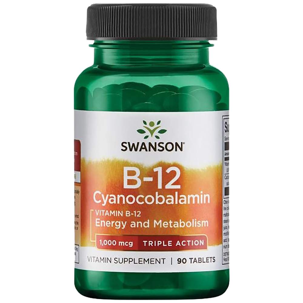 Triple Action B-12 1000 mcg - 90 comprimate