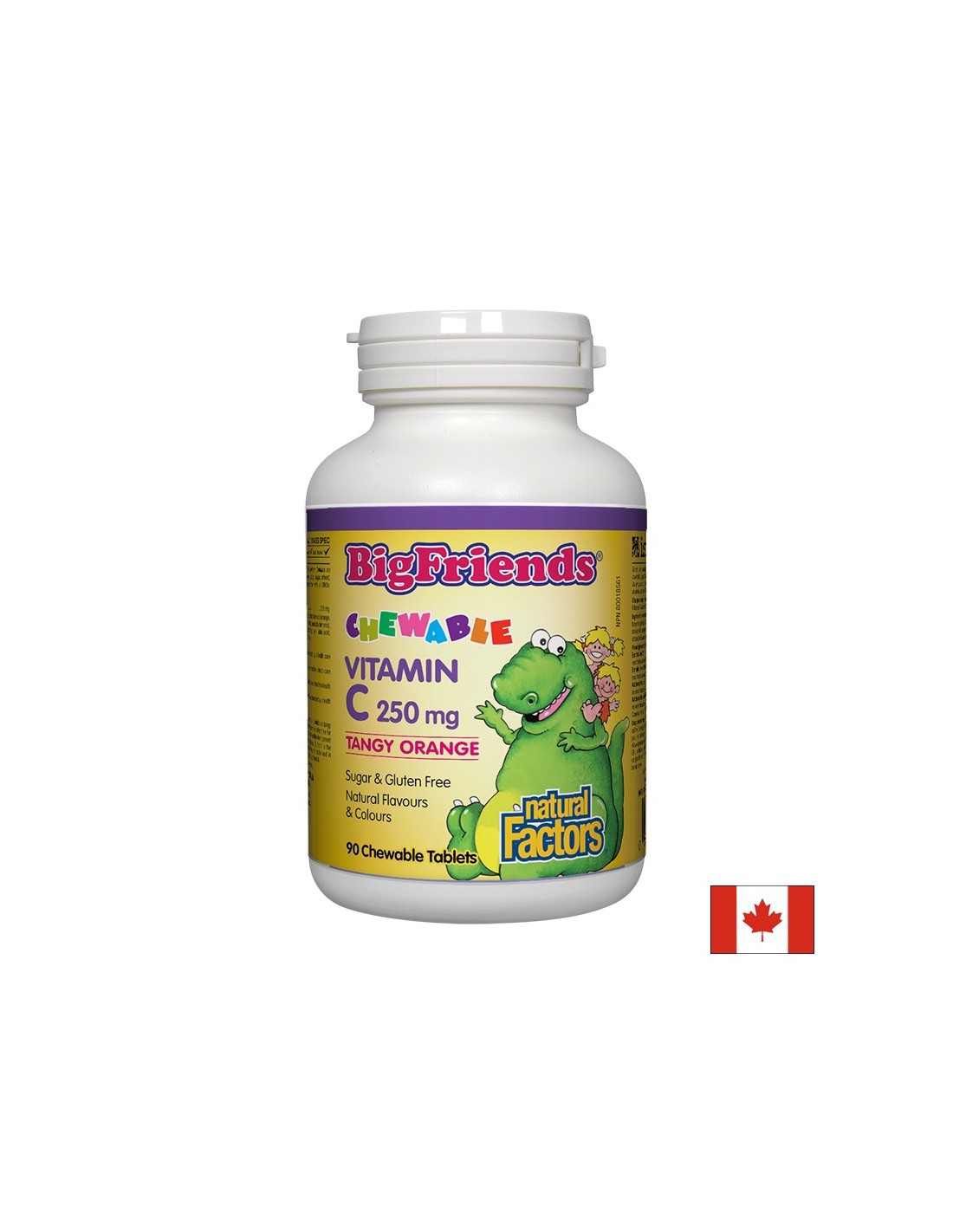 Big Friends Jr masticabil C 250 mg - 90 tablete masticabile