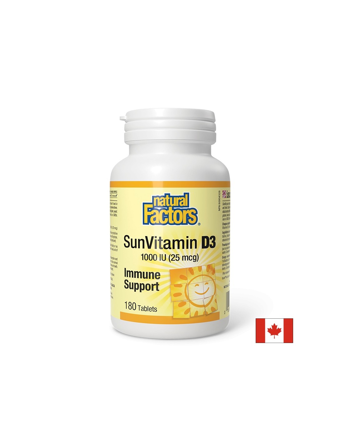 SunVitamin D3 1000 UI - 180 comprimate