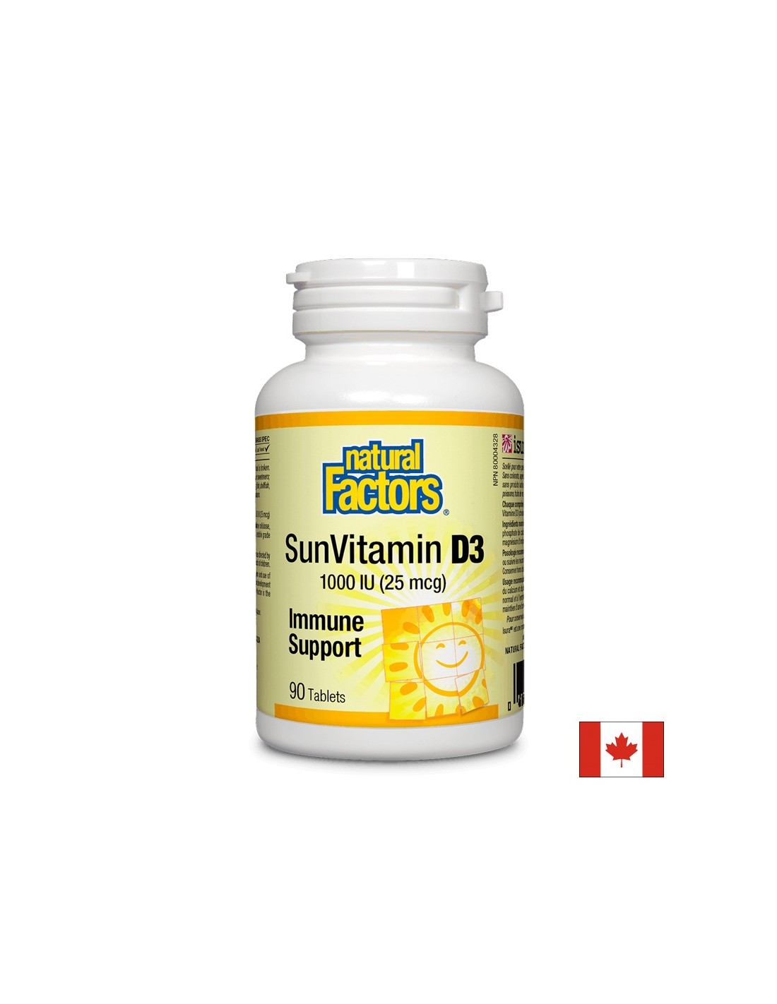 SunVitamin D3 1000 UI - 90 comprimate