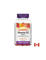 Gumii cu vitamina D3 / Vitamina D3, 1000 UI, 90 tablete de jeleu