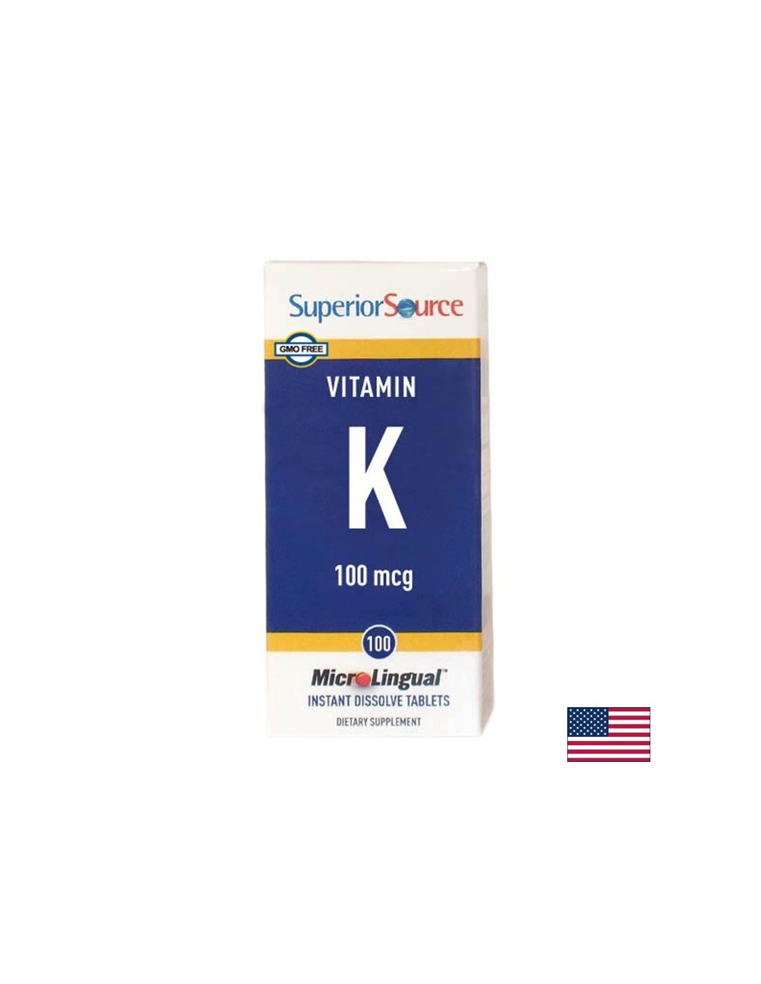 Vitamina K1 - Oasele și sistemul cardiovascular, 100 µg x 100 tablete sublinguale Sursă superioară