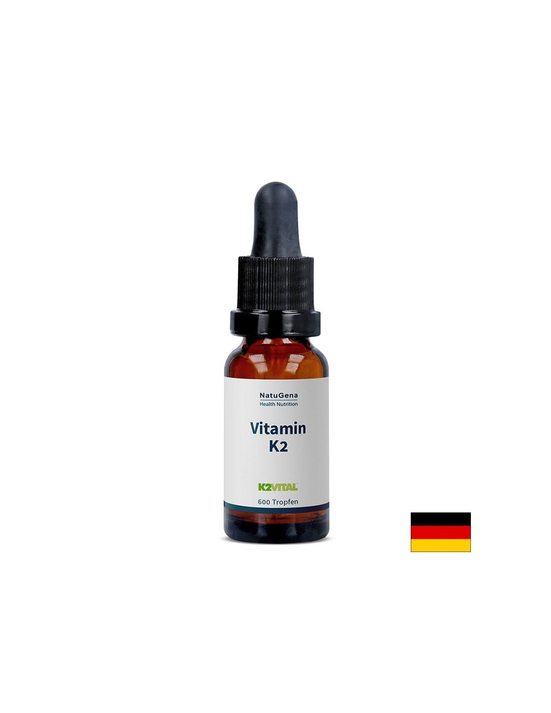 Vitamina K2 (menachinonă MK-7) - Sănătatea oaselor și echilibrul calciului, picături de 20 ml, 75 de doze