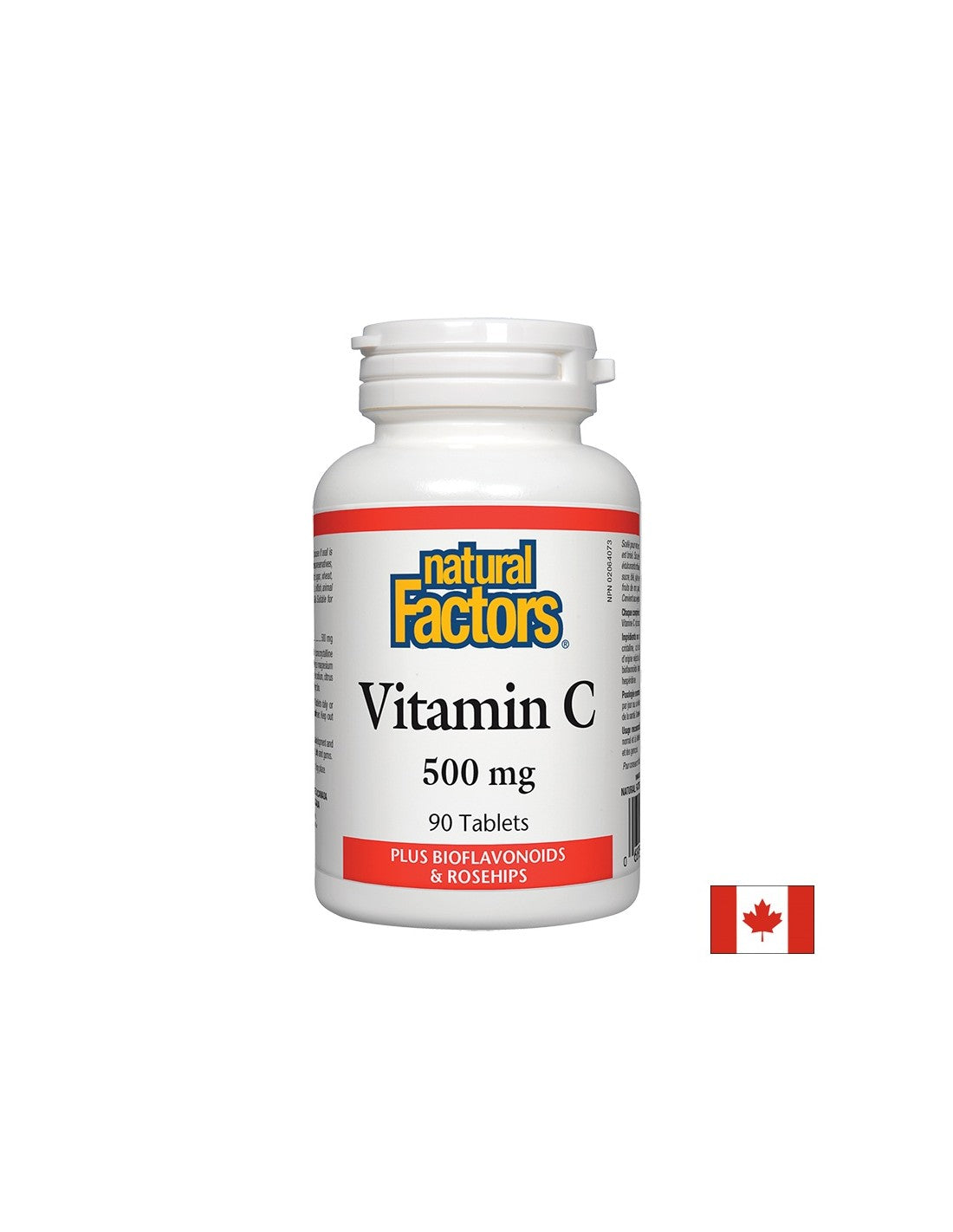 Vitamina C 500 mg + macese - 90 tablete