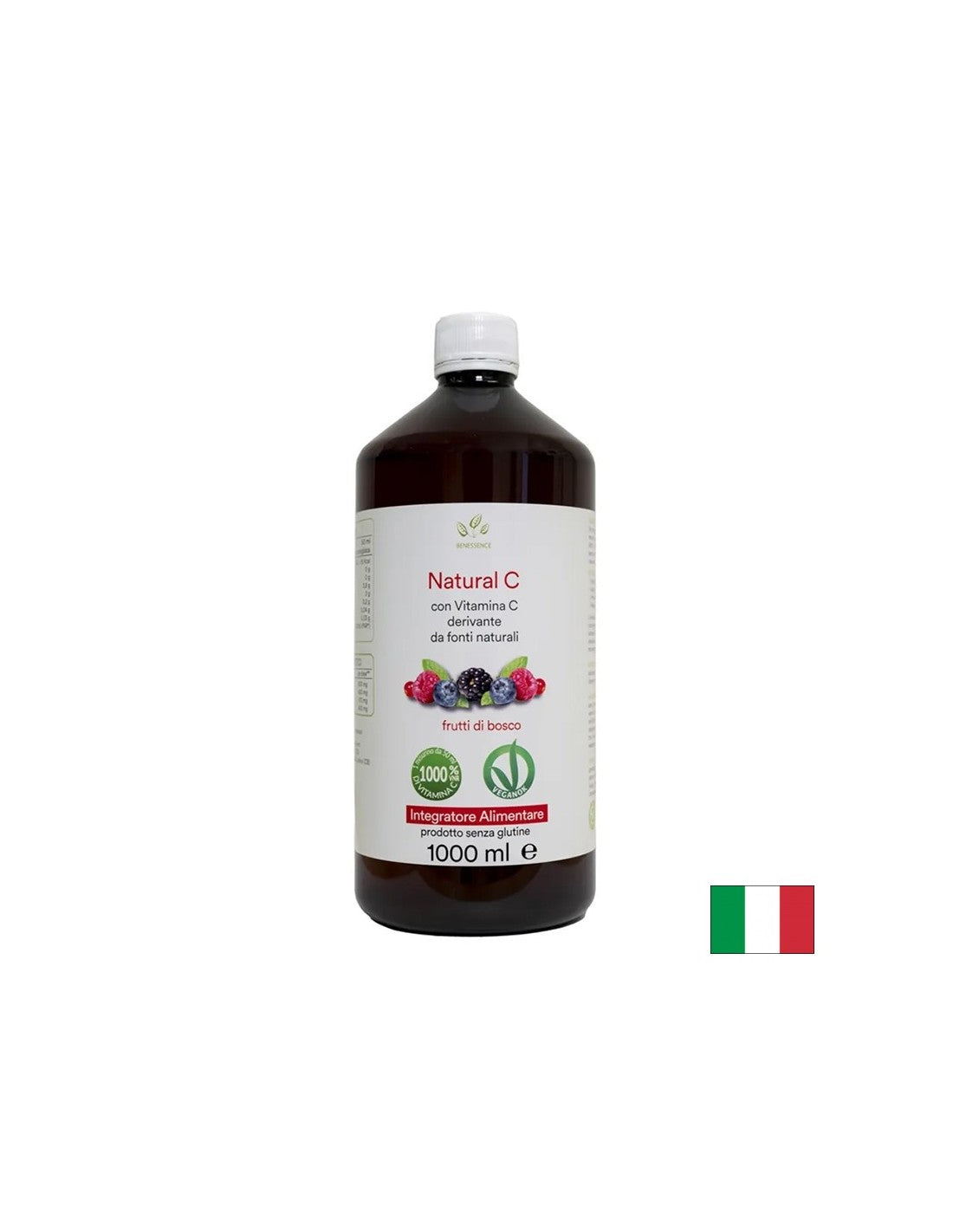 Suc de fructe de pădure + acerola și măceșe (vit. C naturală) - Imunitate și energie, 1 litru, 20 de doze