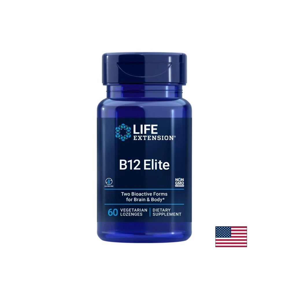 Vitamina B12, 1000 µg (5'-deoxiadenozilcobalamină, metilcobalamină), 60 de comprimate filmate