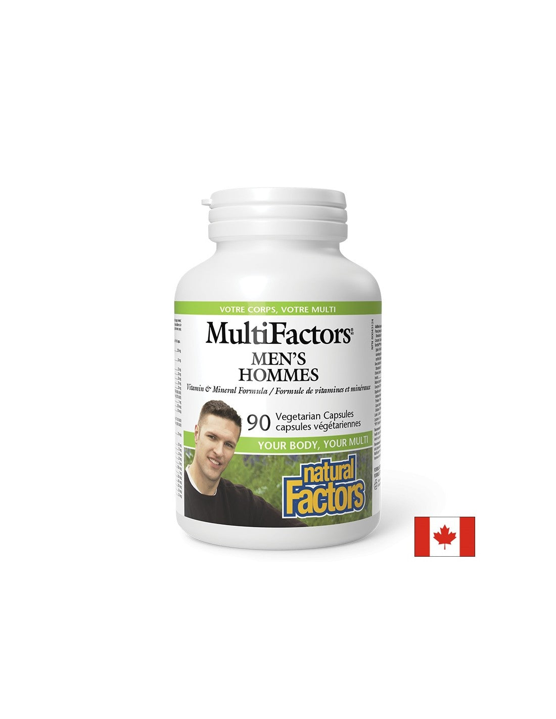 Vitamine și minerale pentru bărbați MultiFactors, capsule 90 V Natural Factors