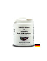 Vitaminkapseln mit Grünlipp-Muschelkonzentrat - midii și vitamine, 120 capsule Karl Minck