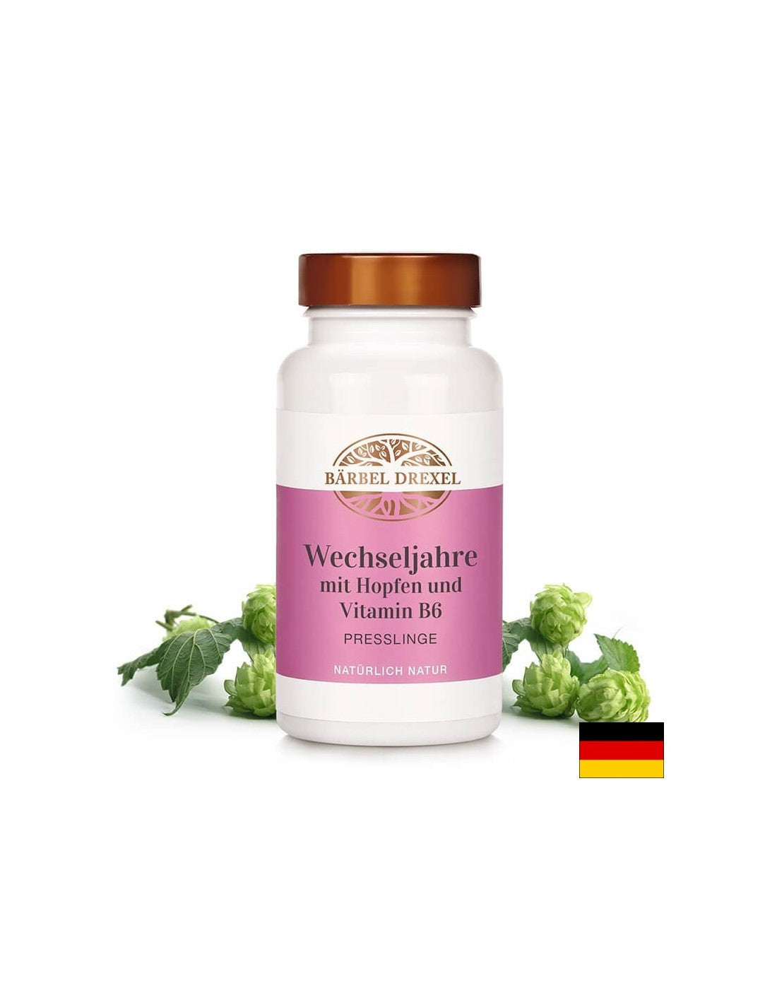 Formula naturala pentru menopauza - cu hamei, vitamina B6 si alte ingrediente naturale, 240 de tablete Bärbel Drexel